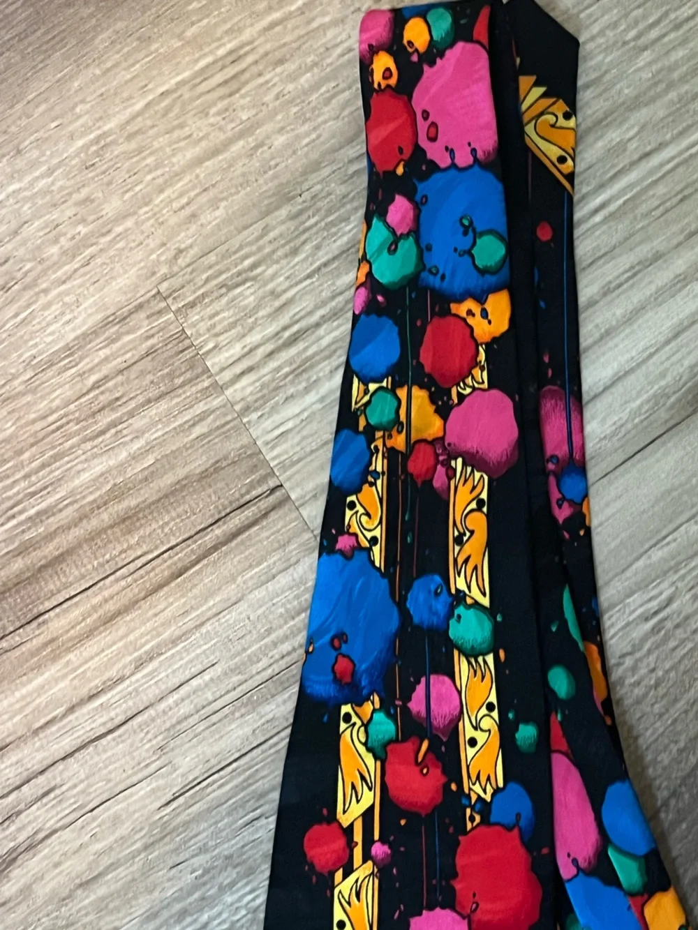 No Boundaries Collection Rush Limbaugh tie colorful collectible 90’s vintage